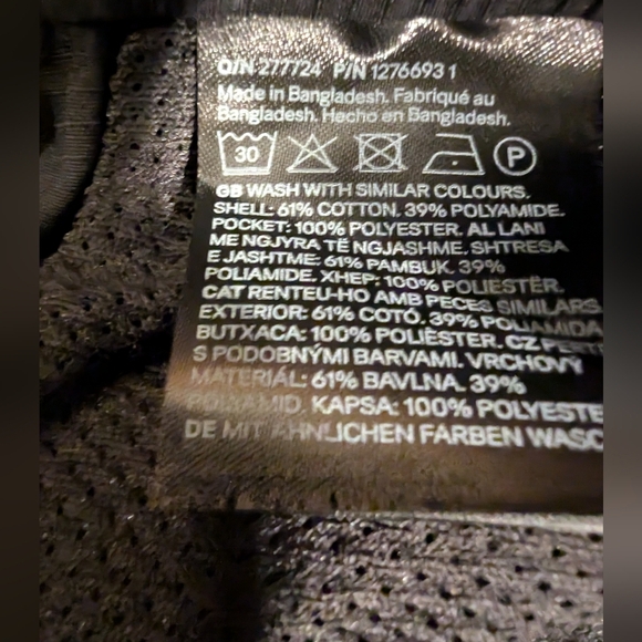 NWT Black Cargo Pants H&M Regular Fit  Mens Size medium - Picture 13 of 15